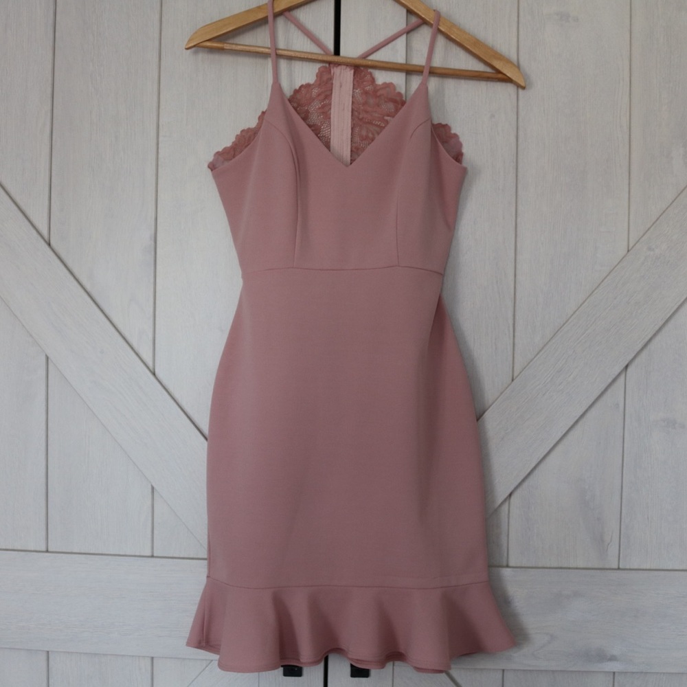 Love Culture Pink Bodycon Dress, Small